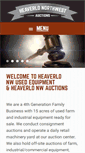 Mobile Screenshot of heaverloauctions.com